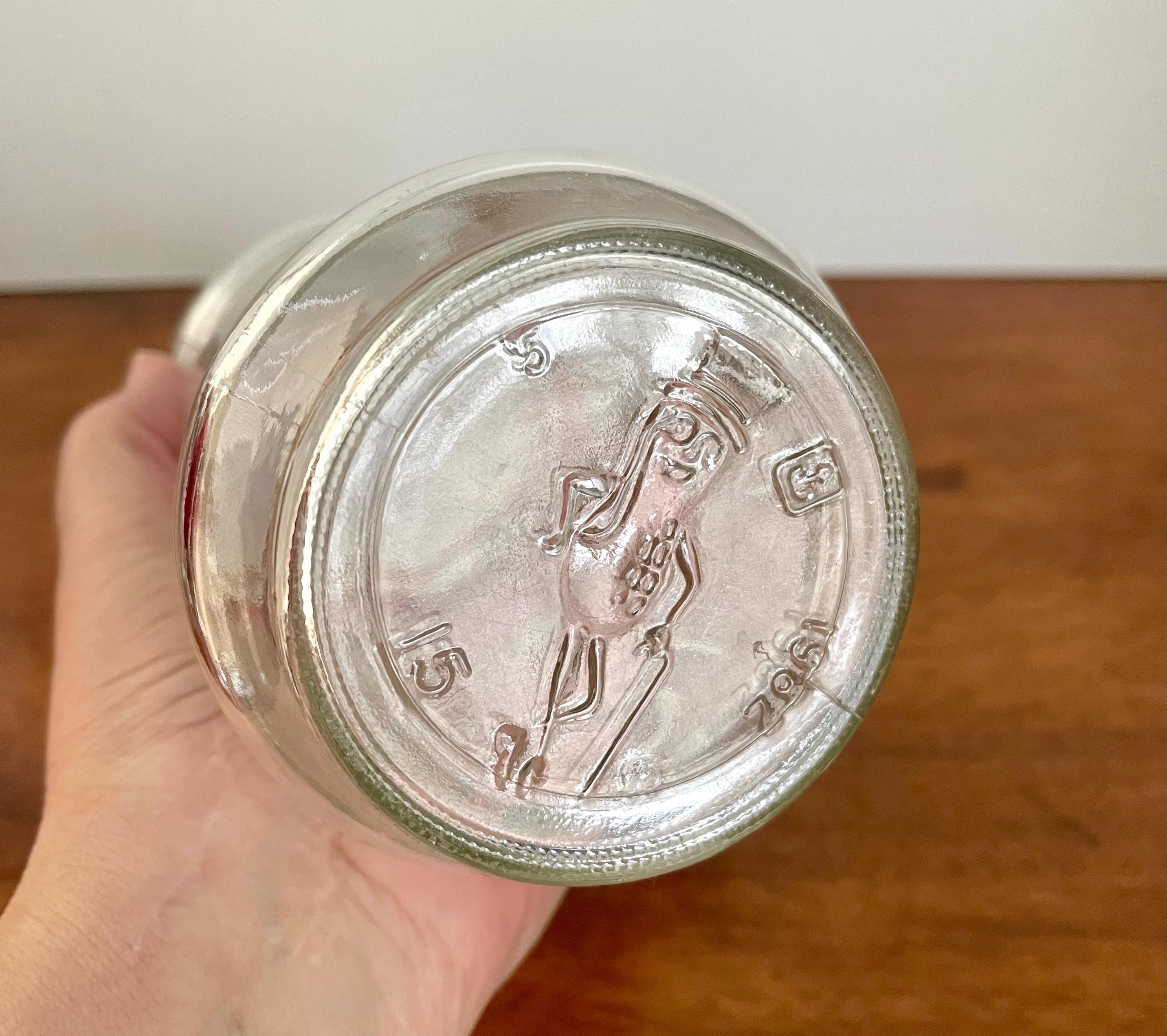 1982 Planters Peanut Wheat Glass Jar by Anchor Hocking, Glass