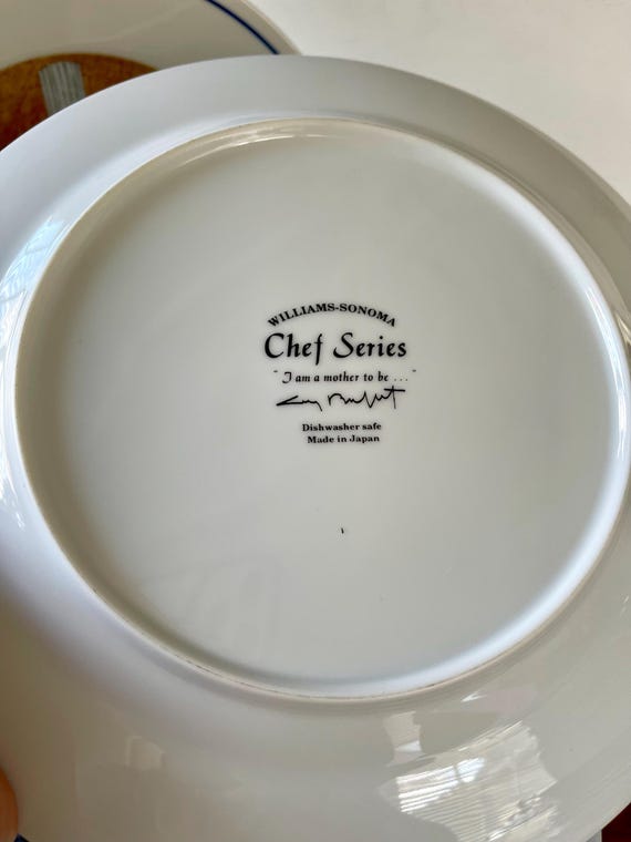 Williams Sonoma Chef Series Dinner Plates by Guy Buffet (set of 3