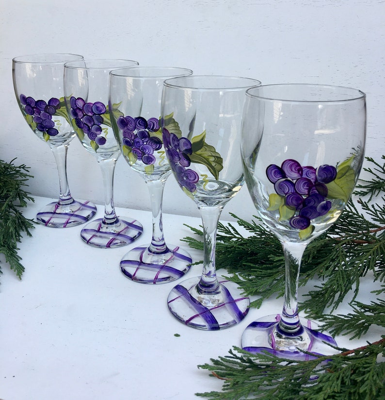 libbey wine glasses vintage
