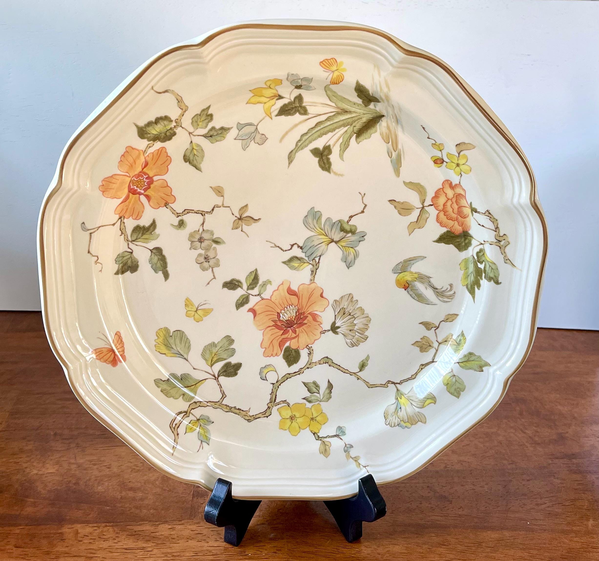 Mikasa Heritage Dinner Plates: - Etsy