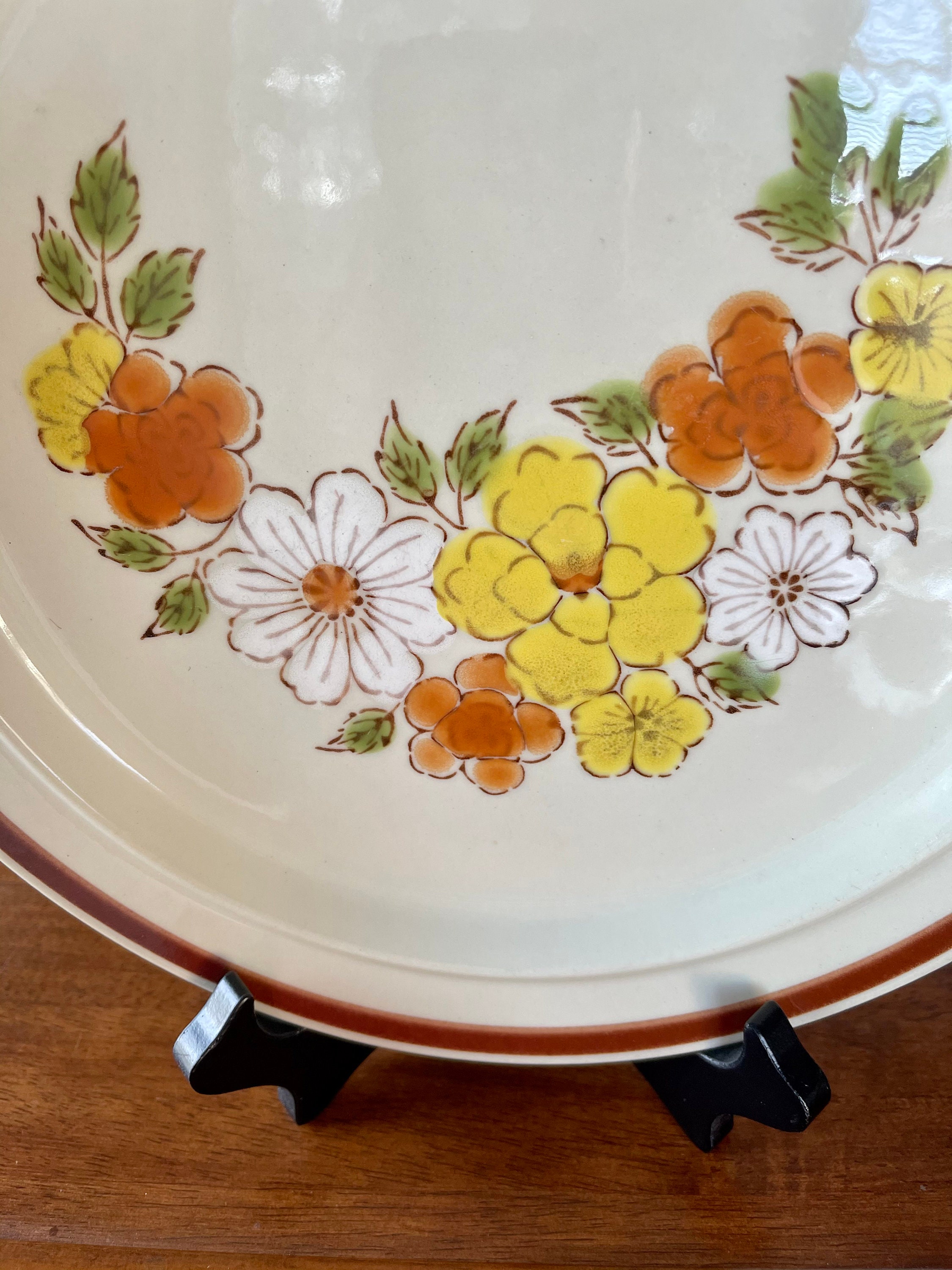 イングランド製 フラワー柄 ポット型プレート Vintage American State Flower Series Fine Bone China Teacup