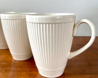 Wedgwood Windsor Cream Porcelain Coffee Mugs 3 7/8” SOLD SEPARATELY