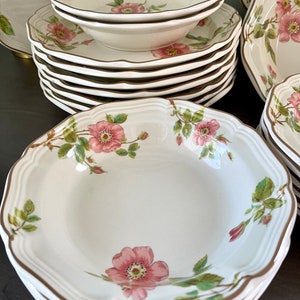 Vintage Mikasa Heritage rose Pedals Dinnerware Mikasa Replacement SOLD ...