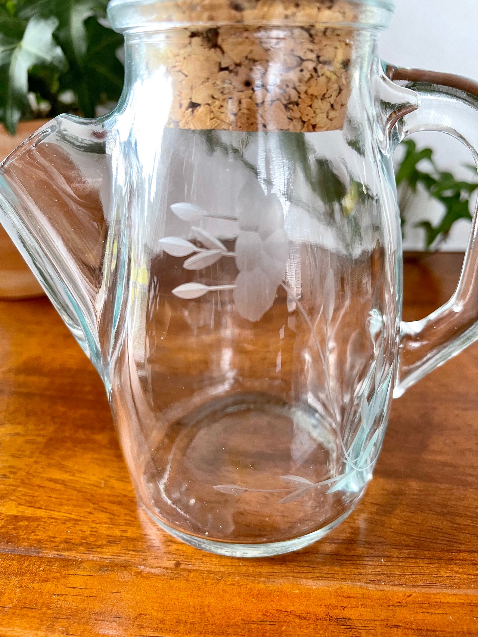 Rare Princess House Crystal Heritage Syrup Server Pitcher with Etsy