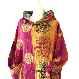 Jacket, KB Dream Lightweight Hoodie Pullover. (Fuschia floral)