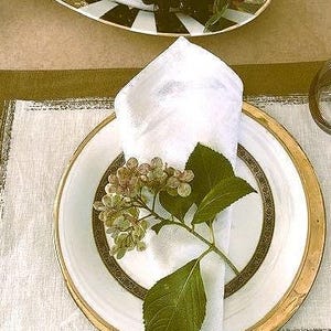 Champagne and Caviar Placemats are Truly an Uptown Look