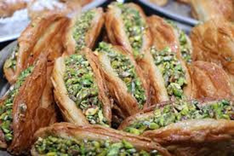 Shaebiat شعيبيات Syrian Specialty, Sweets, Desserts, Croissant, Baklawa