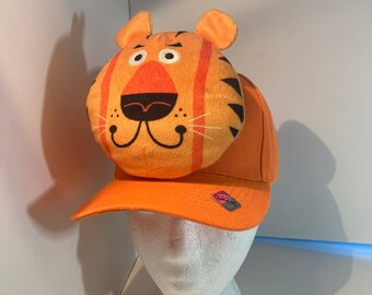 Tiger on baseball hat