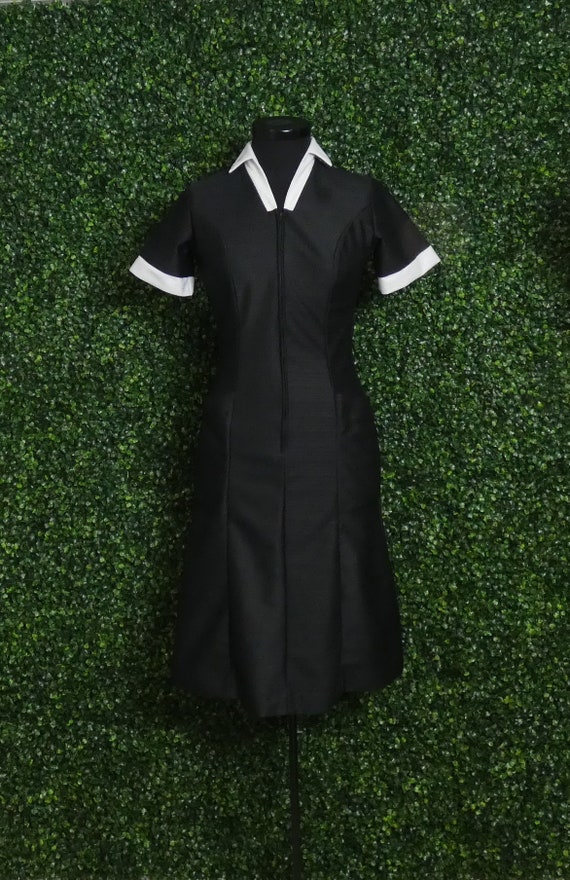 1960's Waitress Uniform | Black and White | Batsco