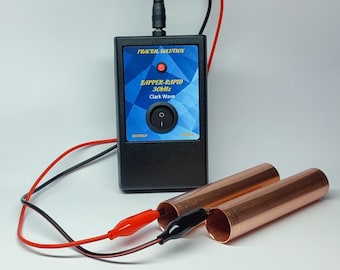 Dr Hulda Clark Orgone ZAPPER - RAPID MK1 Generador de señal de onda Clark RAPID 30kH con electrodos de cobre