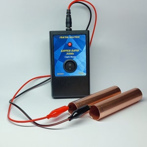 Dr Hulda Clark Orgone ZAPPER - RAPID 30kH Clark Wave MK2 Signal Generator z miedzianymi elektrodami