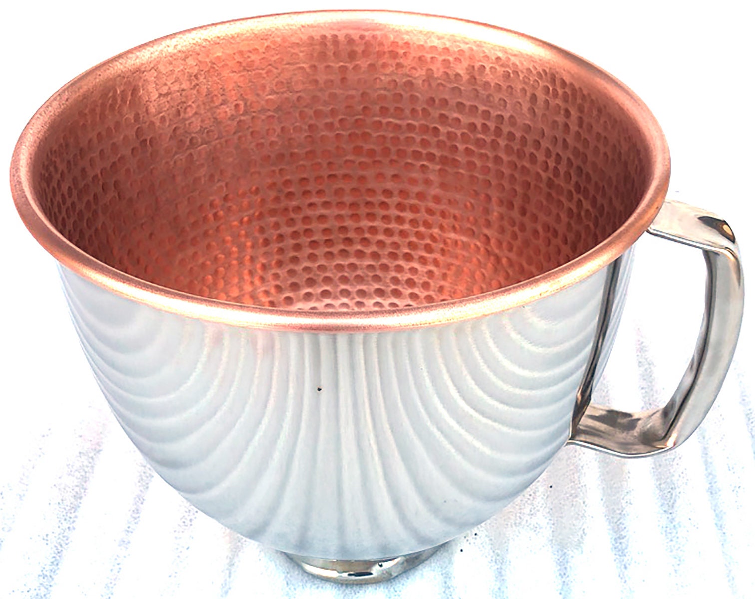 Solid copper Kitchenaid 5 qt. Mixing Bowl Copper Liner/Bowl Etsy