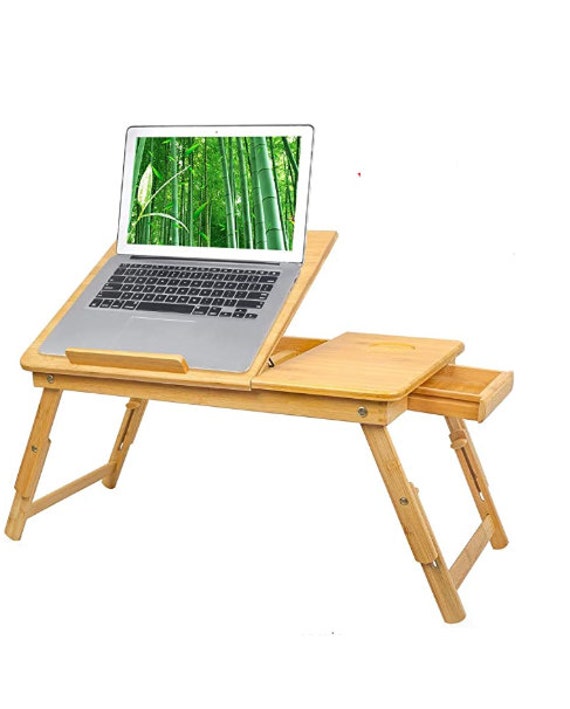 Bamboo Laptop Desk TrayBreakfast Serving Bed Trays Etsy