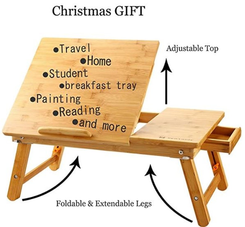 Left Handed OPTION Laptop Desk Nnewvante Table Adjustable 100 Etsy