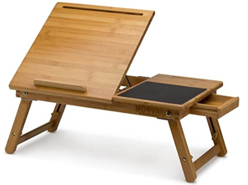 Lap Desk Bed Desk for Laptop With Built in Mouse Pad Etsy