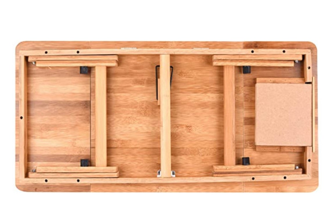 Bamboo Laptop Desklarge Rightleft Handed Adjustable Portable Etsy