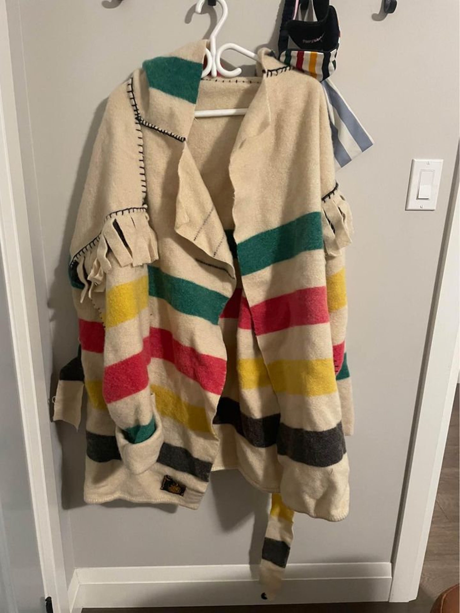 Rare Vintage WHITNEY POINT Trapper Blanket Capote Coat Etsy