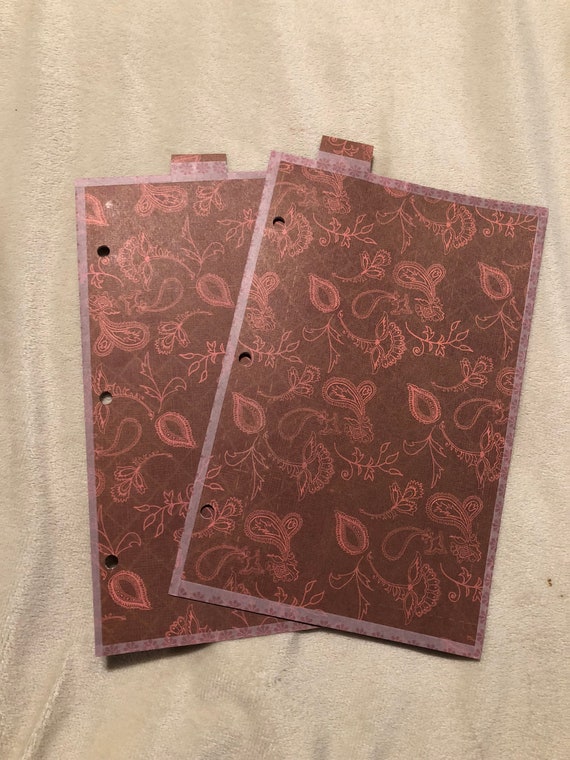 budget binder dividers top tabs pack of 4 or 8 etsy