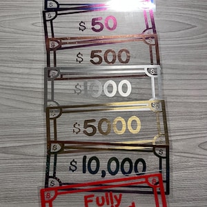 Cash Envelope Placeholders!