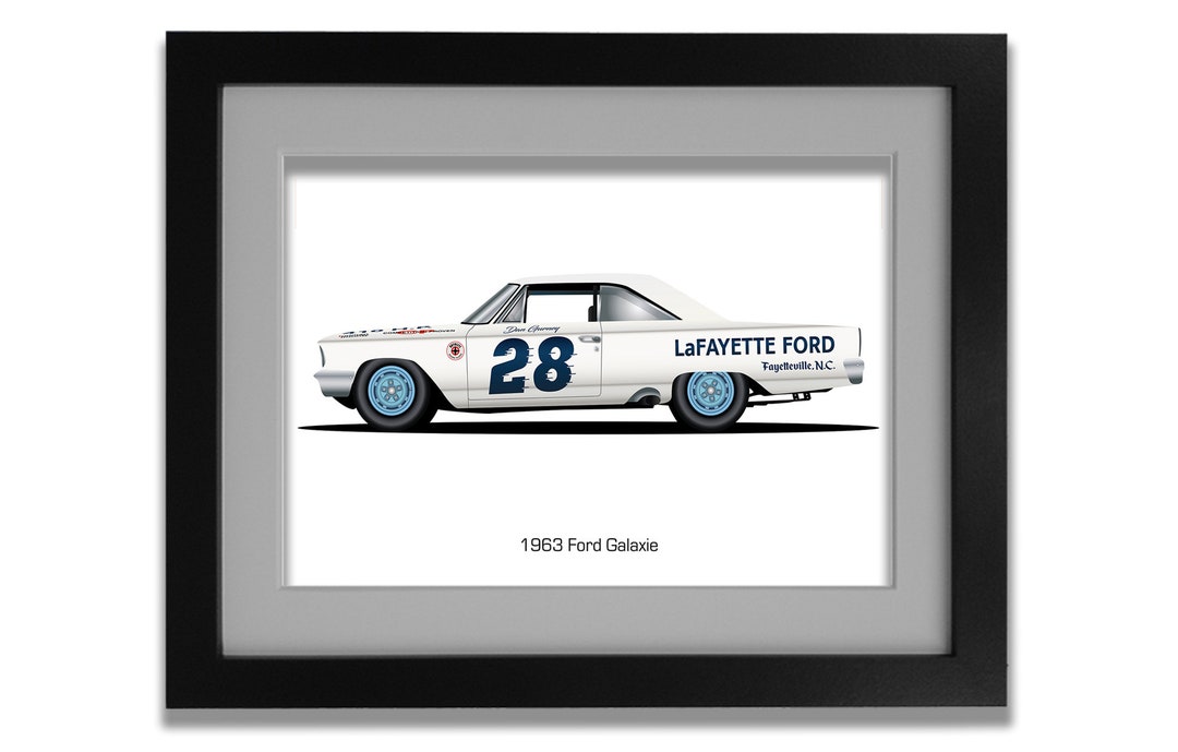 Race Car Wall Art Car Illustration NASCAR Wall Art Basement Etsy