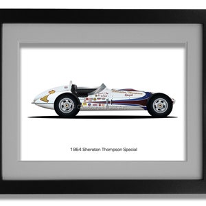 Classic Race Car Art Print: Sports Car Decor (Digital Download)