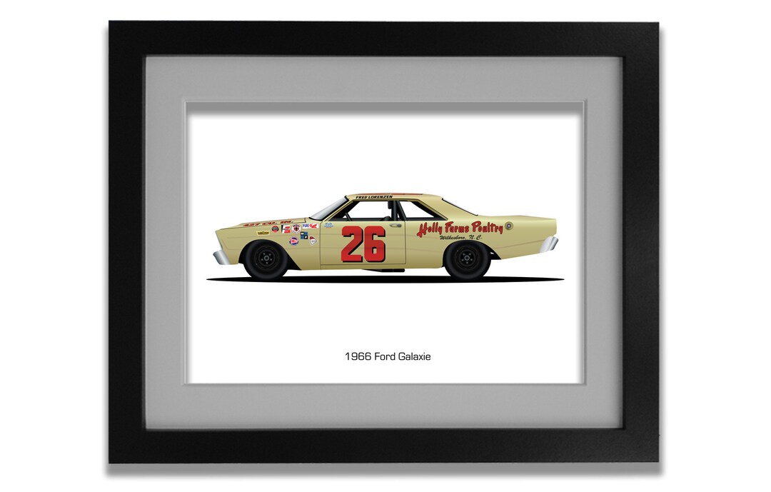 Race Car Wall Art Decor Vintage Car Decor NASCAR Race Car Etsy