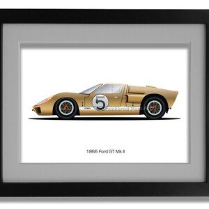 Ford GT40, printable, race car wall art, antique car print, car print, movie cars, race car bedroom, classic car auto decor, car guys gift
