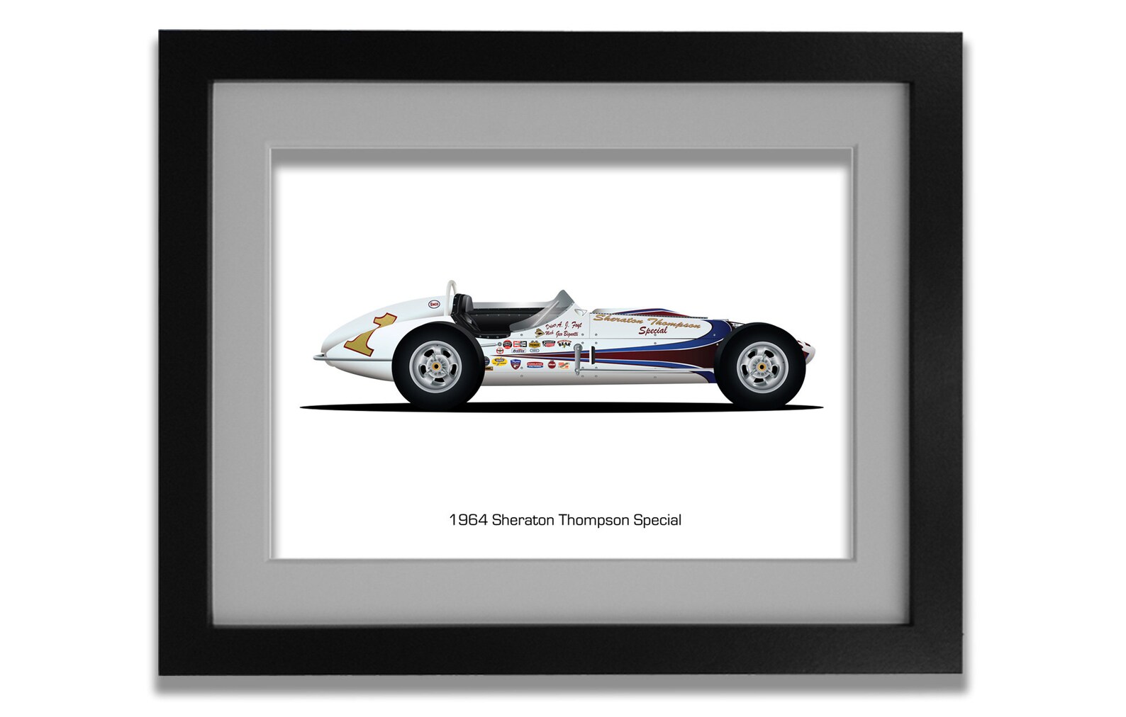 Race Car Art Prints Car Lovers Gift Office Wall Decor Car Etsy