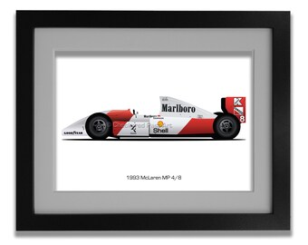 F1 art, Ayrton Senna, printable, gift for car lover, classic sports car print, workshop garage decor, vintage car art, race car decor