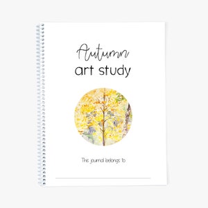 Herbst Kunst Studie Journal | PDF Druckbare Version | Charlotte Mason Homeschool Bild Studie