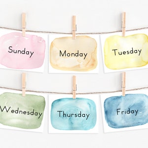 NEDERLANDS Dagen van de week-flashcards