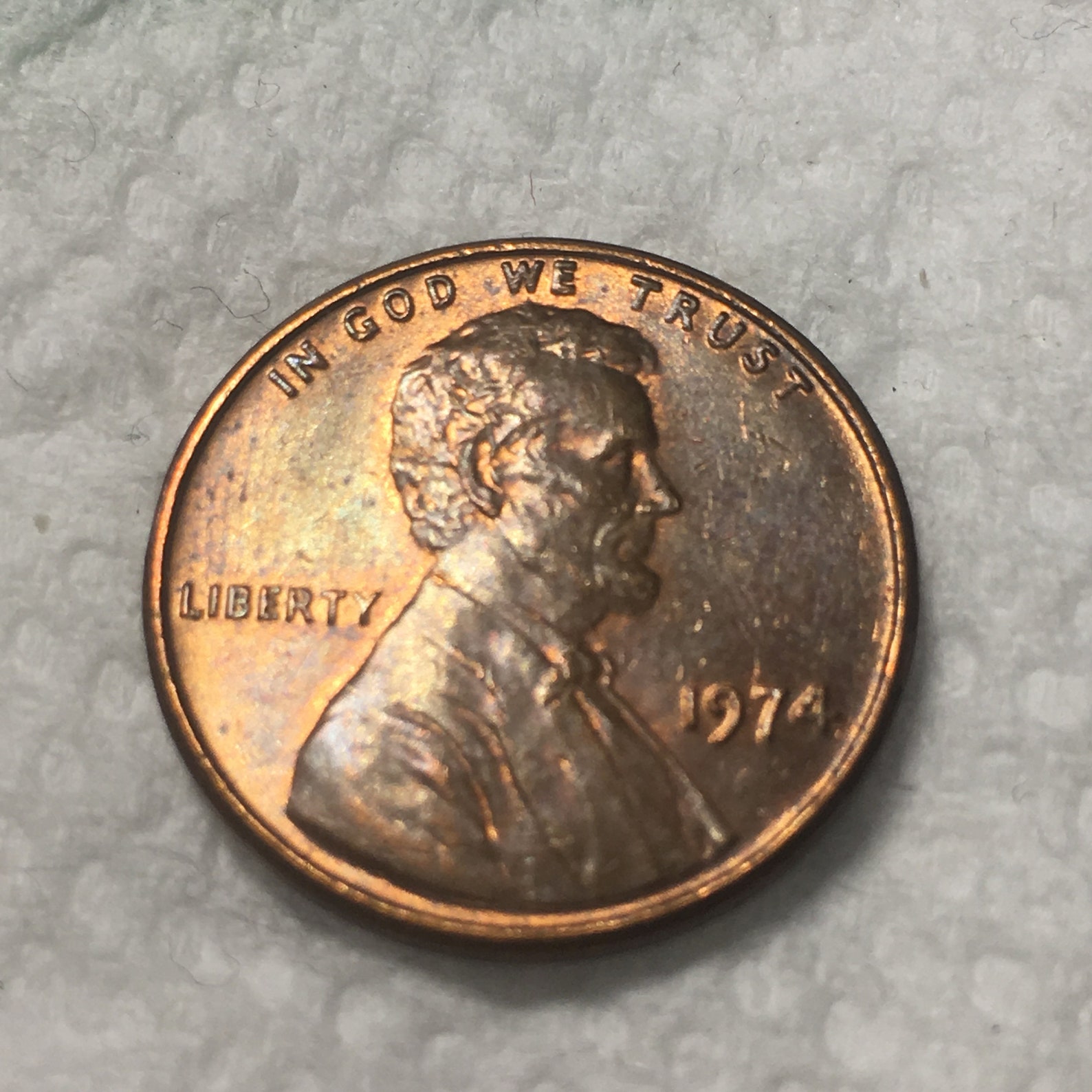 1974 Lincoln Memorial Cent Copper Alloy Penny Etsy