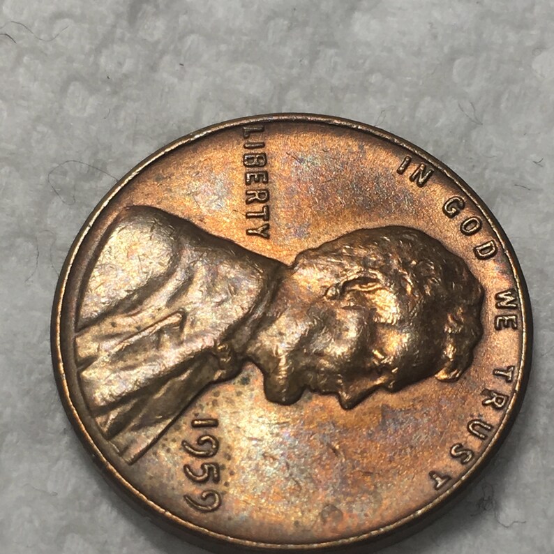 1959 Lincoln Memorial Cent Copper Alloy Penny. Etsy