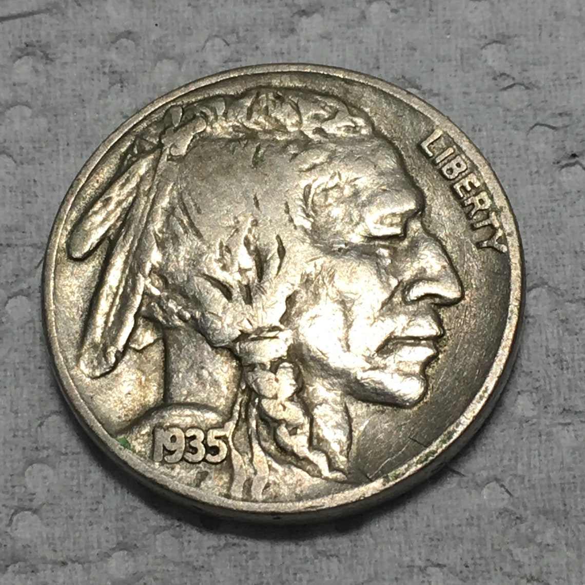 1935 Buffalo Nickels Indian Head Nickel Line Type Etsy