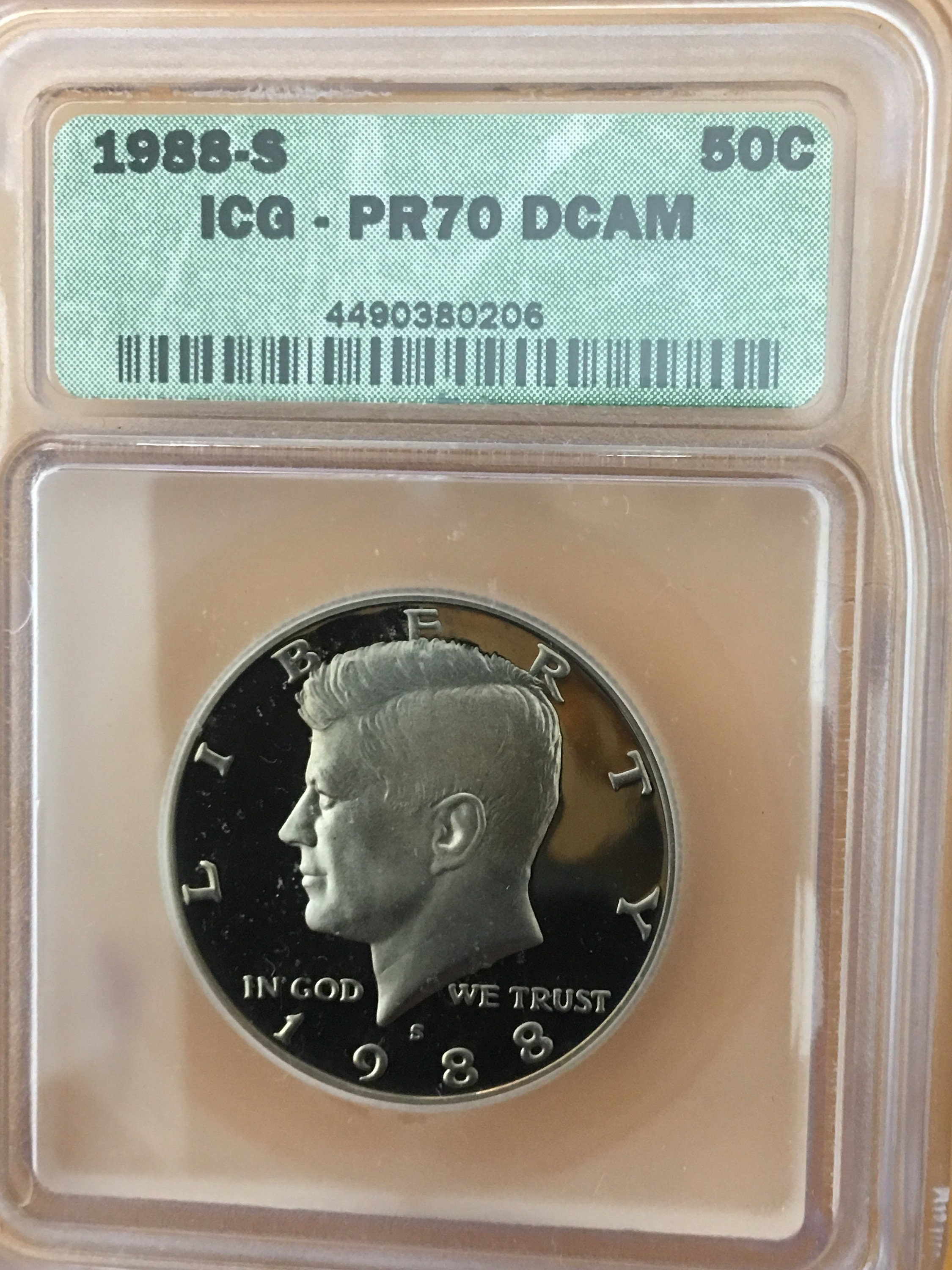 1988 S KENNEDY *PROOF* HALF DOLLAR **FREE SHIPPING**
