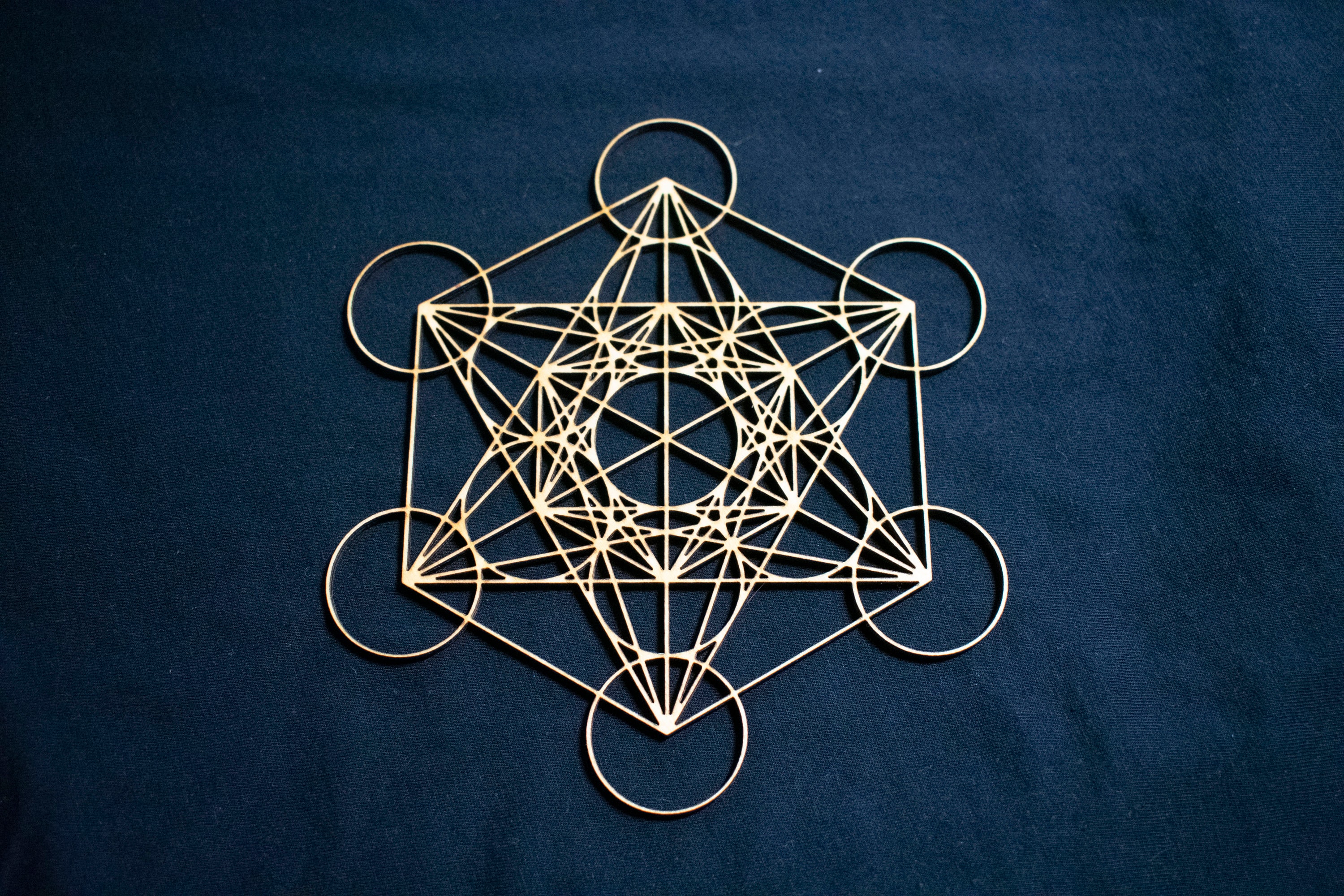 Metatron's Cube Wall Art Sacred Geometry Art Wood Wall Etsy