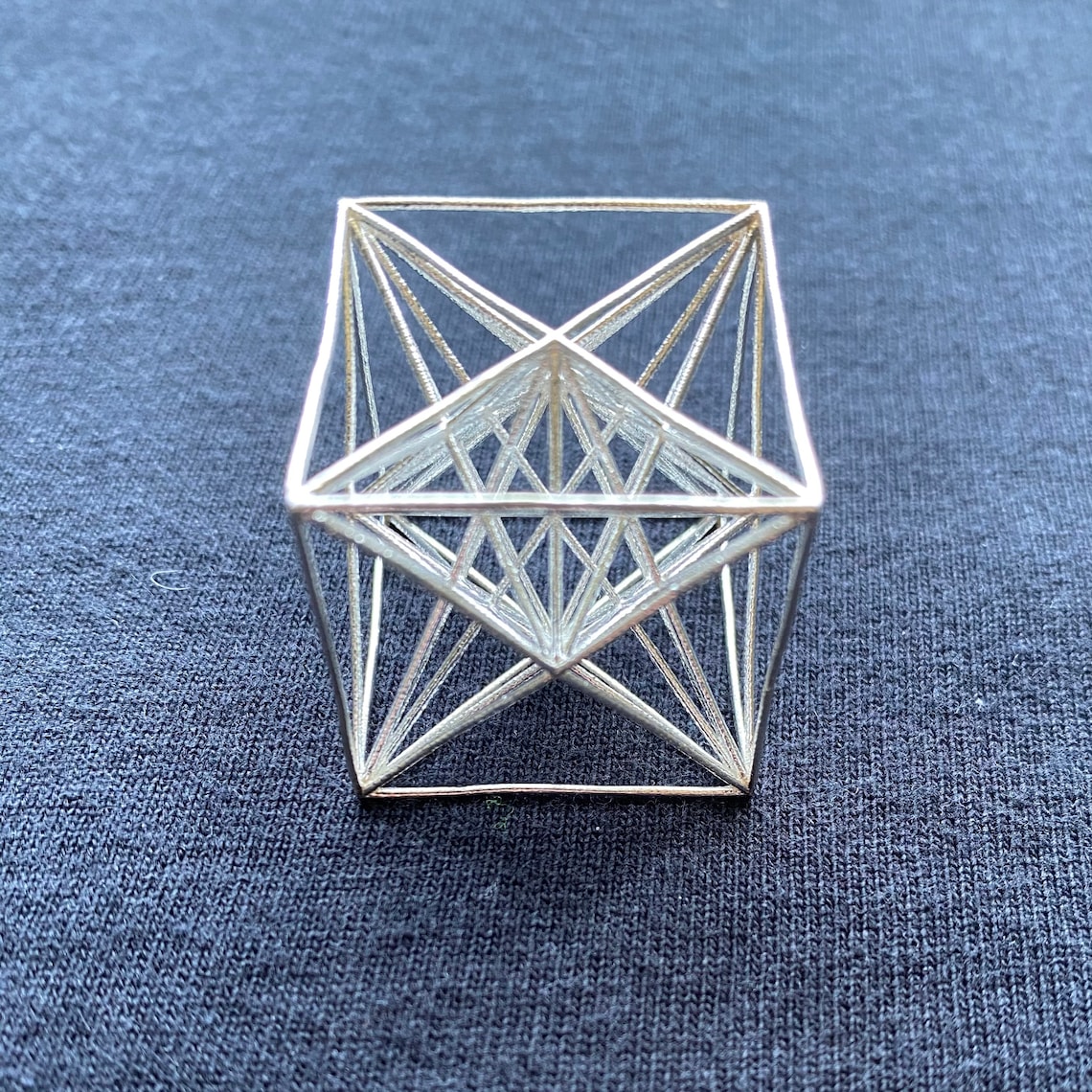 Metatron's Cube Sculpture Metatrons Cube 3D Model Etsy