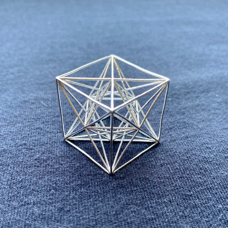 Metatron's Cube Sculpture Metatrons Cube 3D Model Etsy