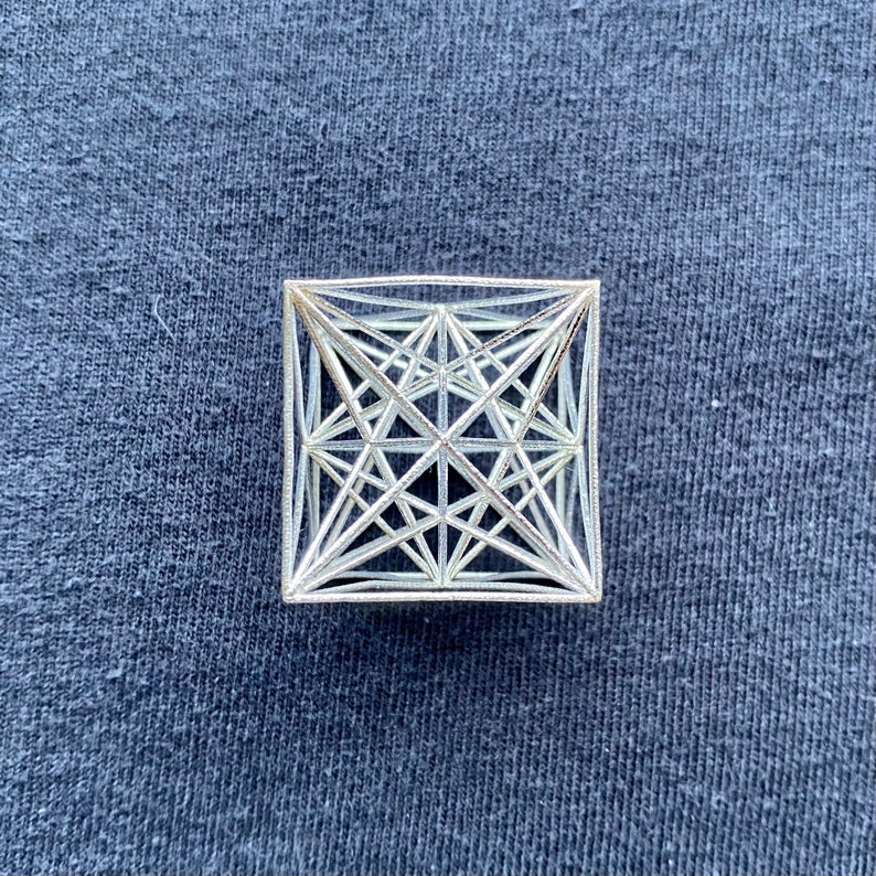 Metatron's Cube Sculpture Metatrons Cube 3D Model Etsy