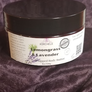 Lemongrass Lavender Whipped Body Butter / Unscented image 1