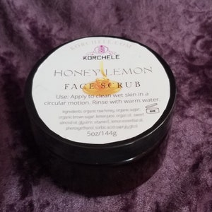 Honey Lemon Face Scrub image 2