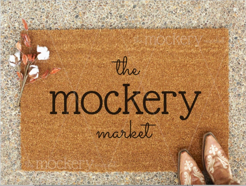 Download Doormat blank mock up instant download flat lay product | Etsy