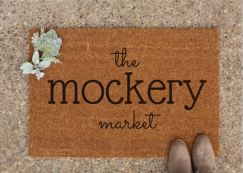 Download Doormat blank mock up instant download flat lay product | Etsy
