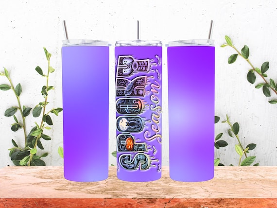 Purple Spooky Season Tumbler