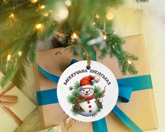 Marryuana Christmas Ornament