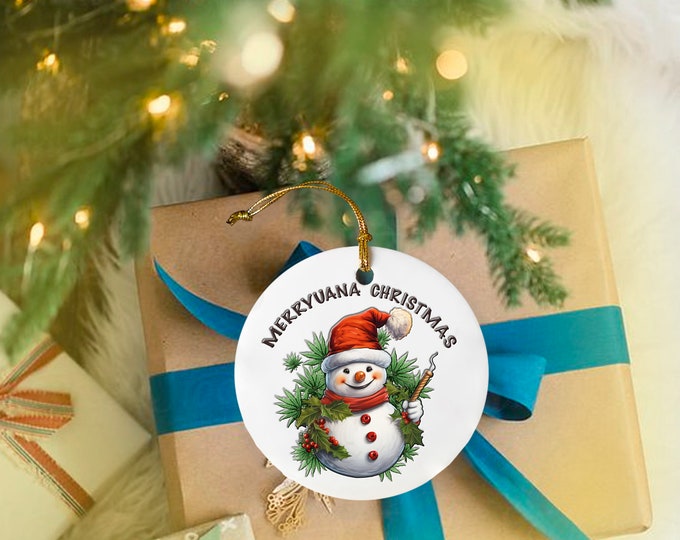 Marryuana Christmas Ornament