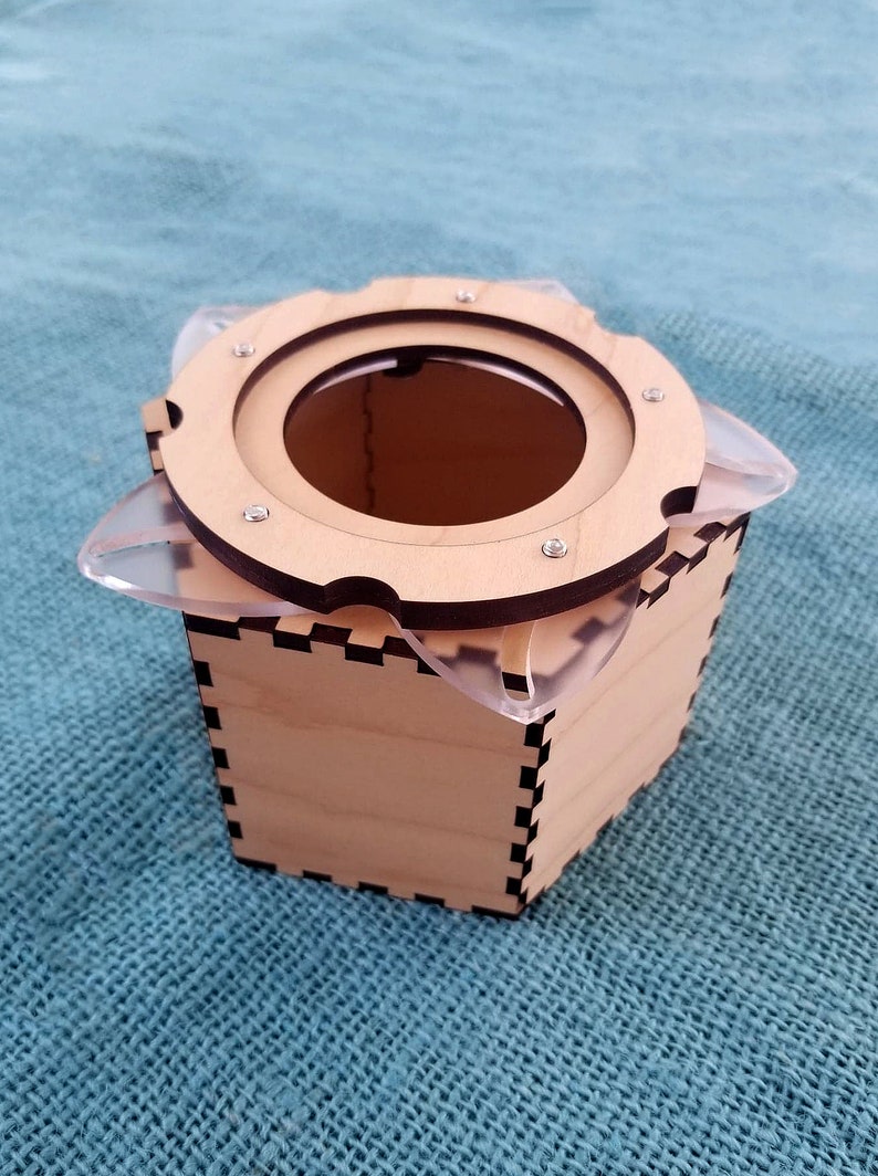 Custom Lasercut Iris Boxes Etsy