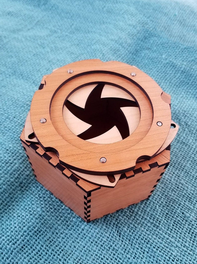 Custom Lasercut Iris Boxes Etsy