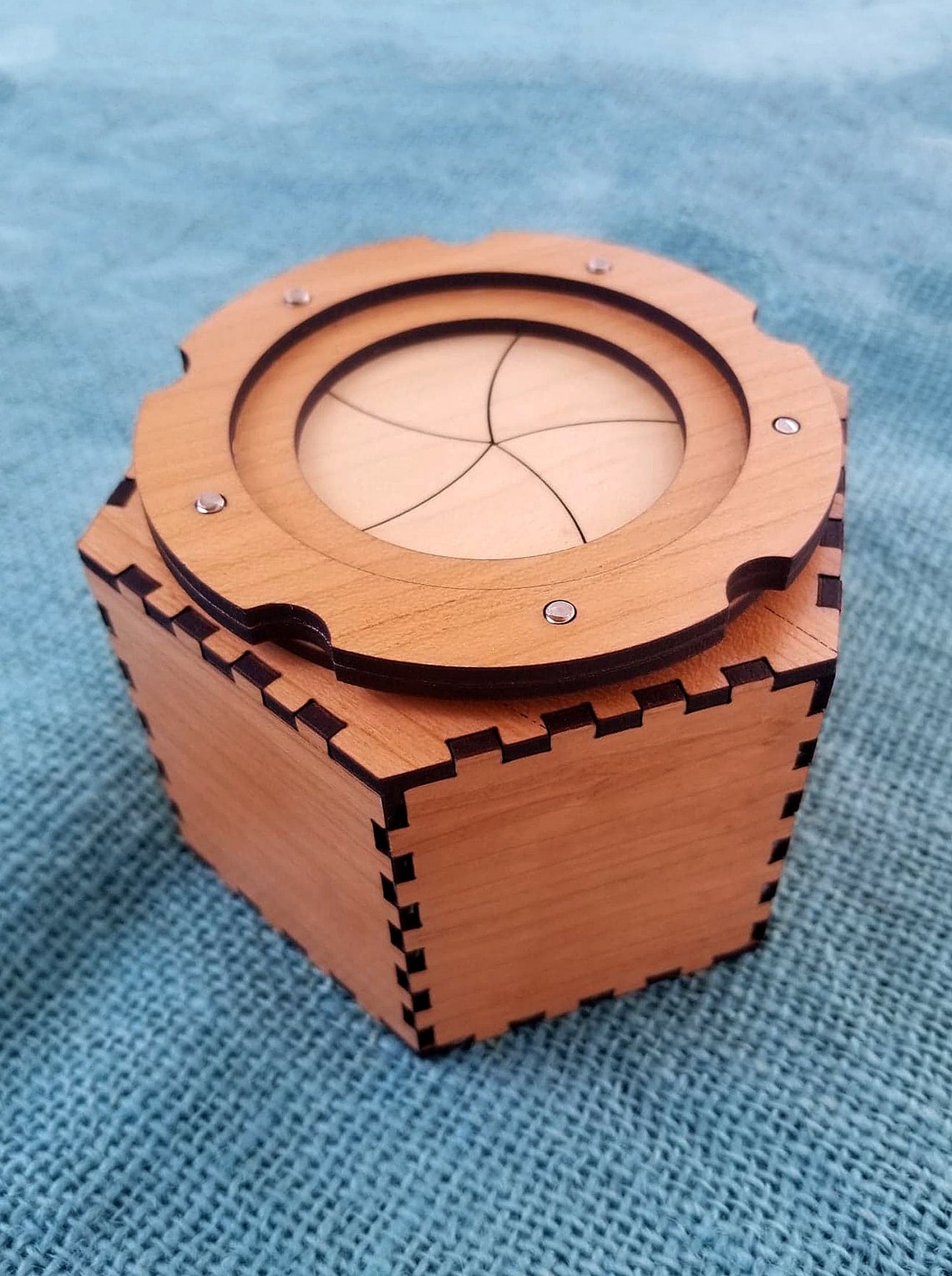 Custom Lasercut Iris Boxes Etsy