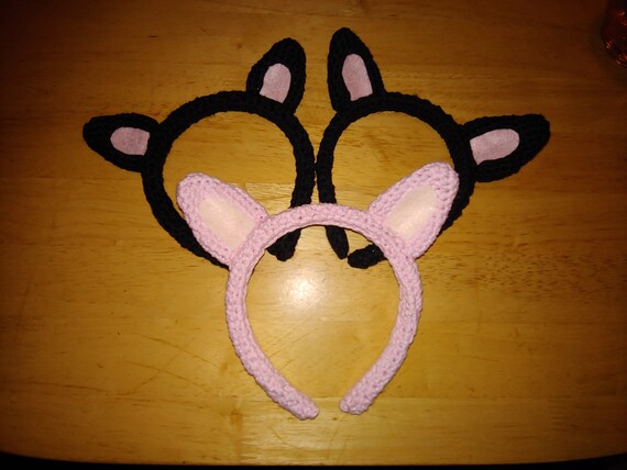 Crochet Cat Ears - cute bunny ears cat ears roblox